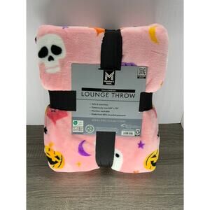 Halloween PInk Throw